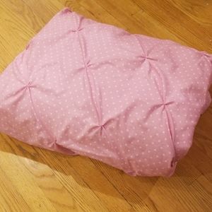 A warm comforter pink used size twin